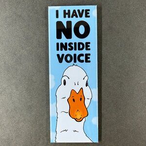 Funny Pekin Duck Magnet Funny Mini Art Decor Gift Handmade 1.5x4.5"